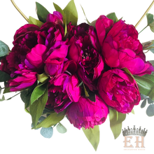 Load image into Gallery viewer, Enchanted Heart Wreath - Wine