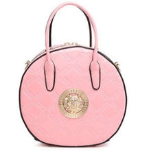 Load image into Gallery viewer, Vegan Patent Leather Bag with Lions Head