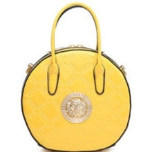 Load image into Gallery viewer, Vegan Patent Leather Bag with Lions Head