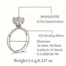 Load image into Gallery viewer, Moissanite 1CT Proposal Ring
